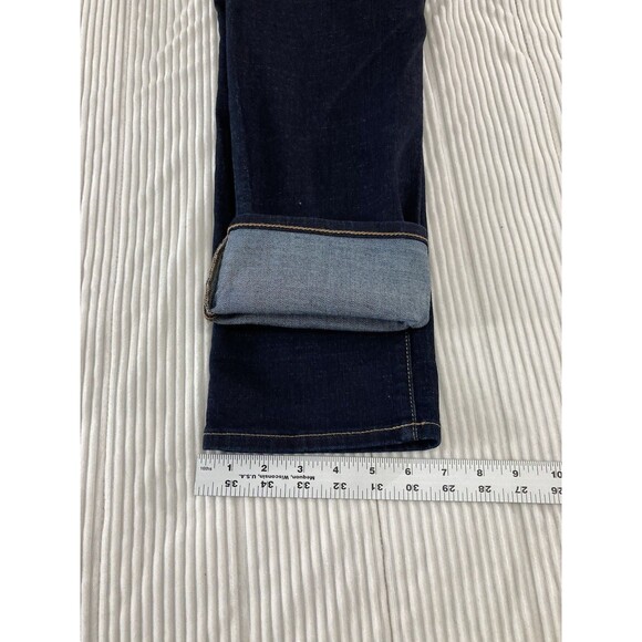 Chico’s Jeans 4 Blue Slimming Girlfriend Crop Denim Pants Casual Preppy Chic - Picture 11 of 11